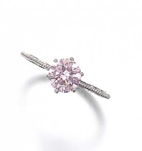 Fancy Pink Diamond. Credit Sotheby's