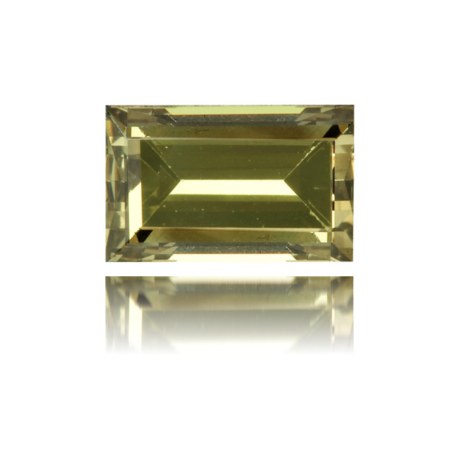 NATURAL GREEN DIAMOND RECTANGLE 0.47 CT 
